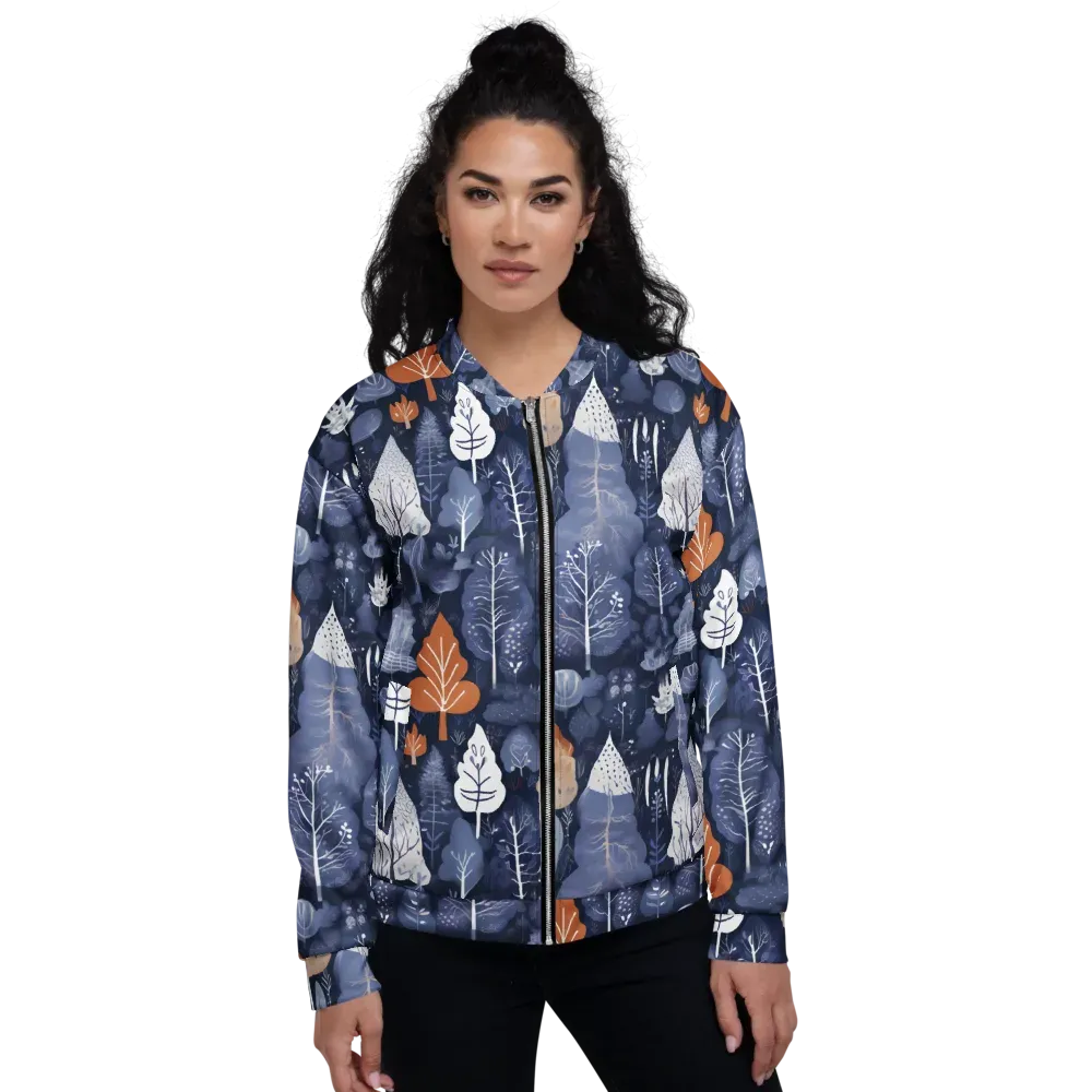 Midnight Canopy on Bomber Jacket — Front