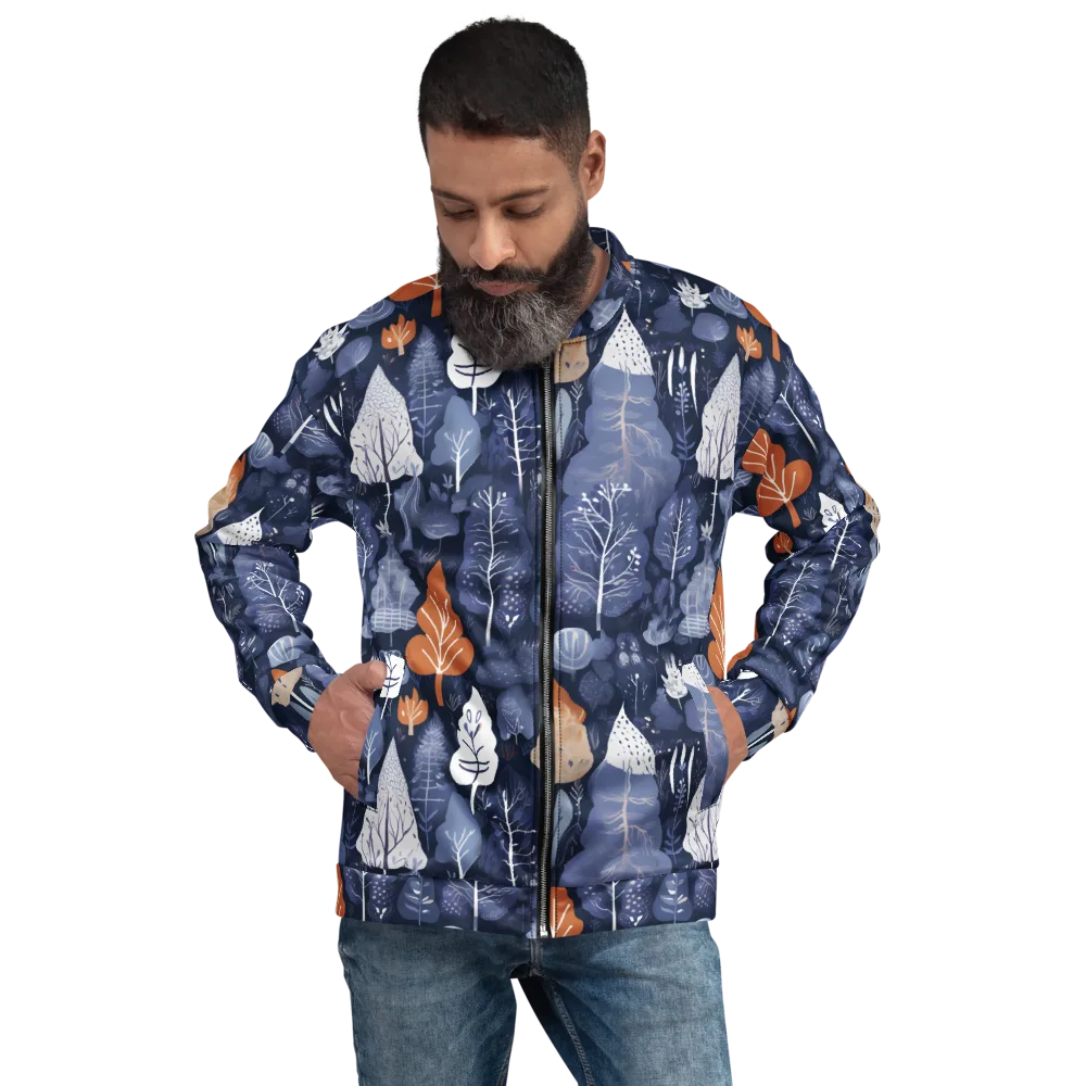 Midnight Canopy on Bomber Jacket — Front