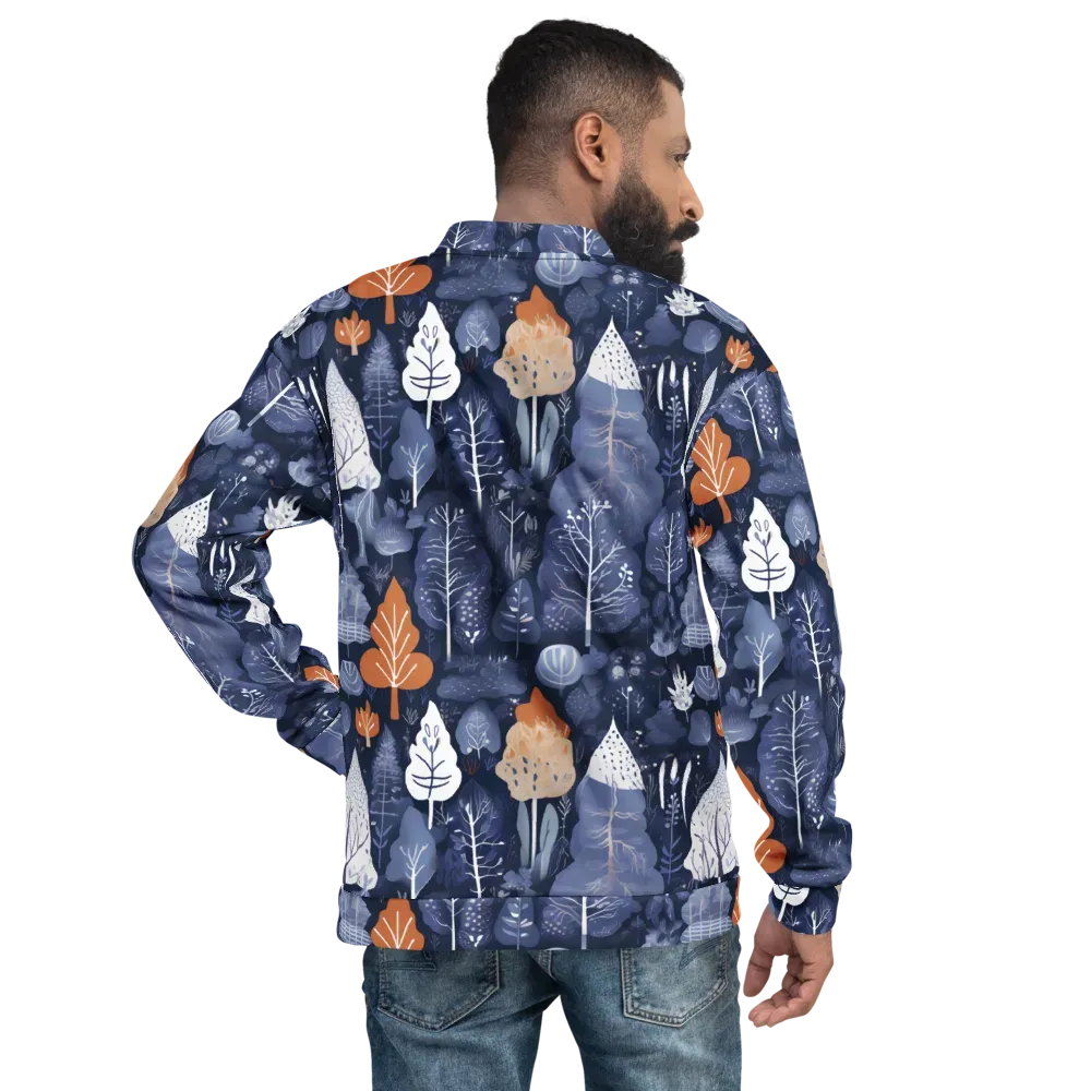 Midnight Canopy on Bomber Jacket — Back