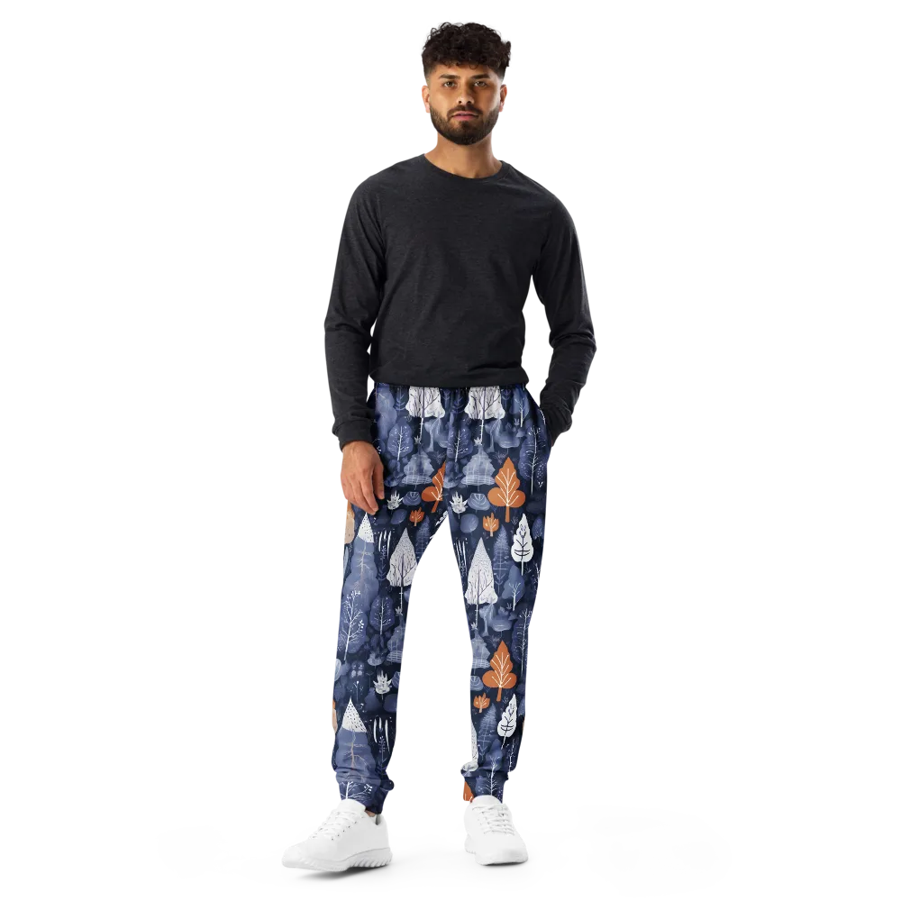 Midnight Canopy on Men's Joggers — Front