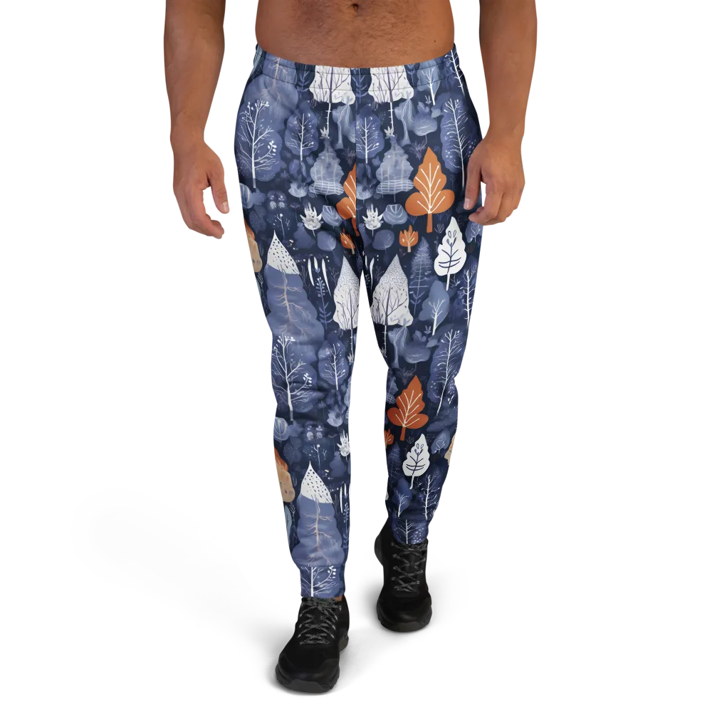 Midnight Canopy on Men's Joggers — Front