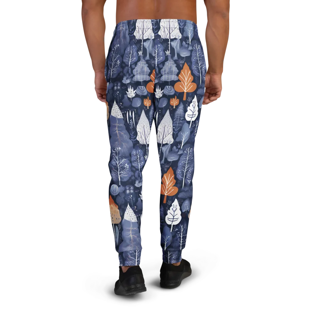 Midnight Canopy on Men's Joggers — Back