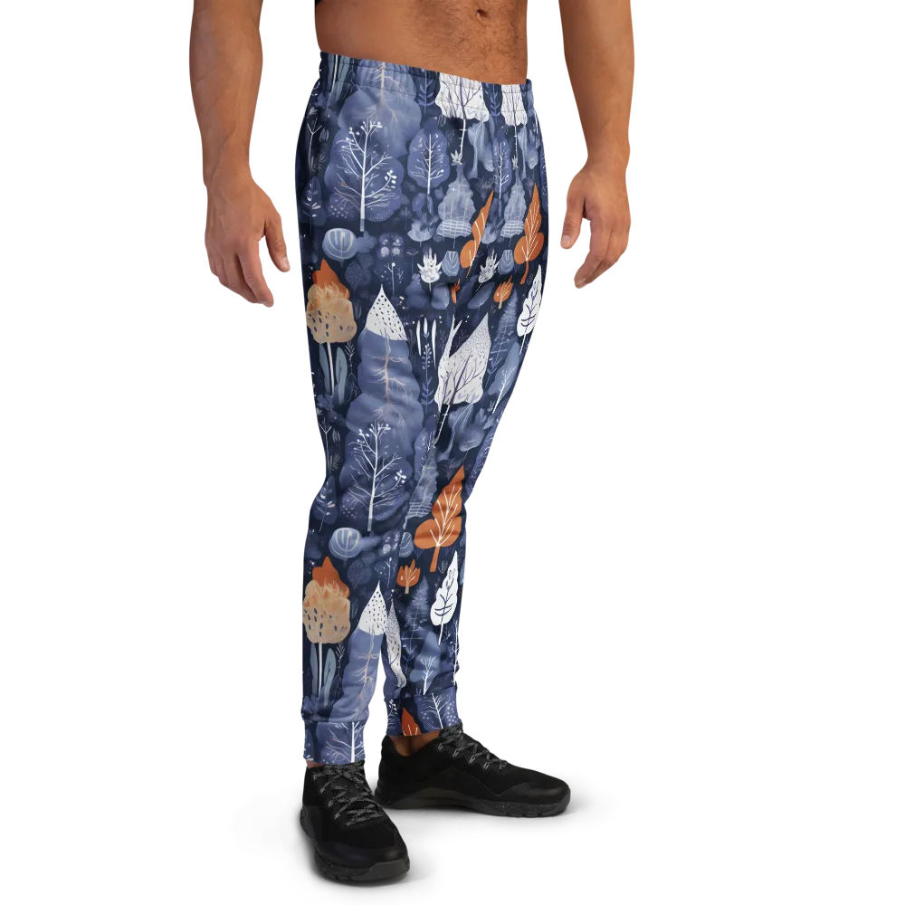 Midnight Canopy on Men's Joggers — Right