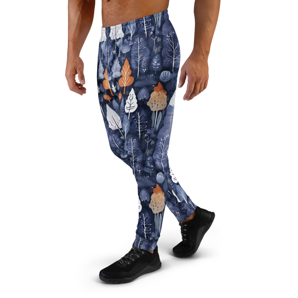 Midnight Canopy on Men's Joggers — Left