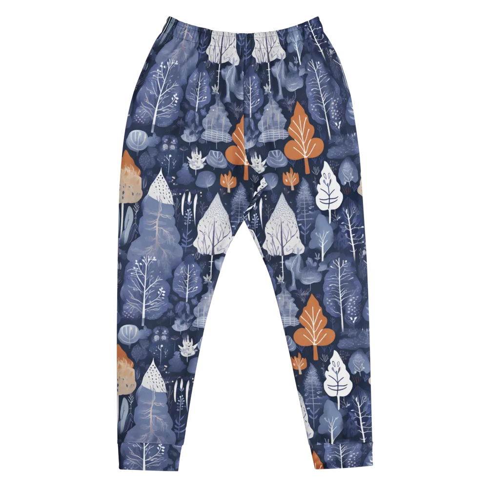 Midnight Canopy on Men's Joggers — Front