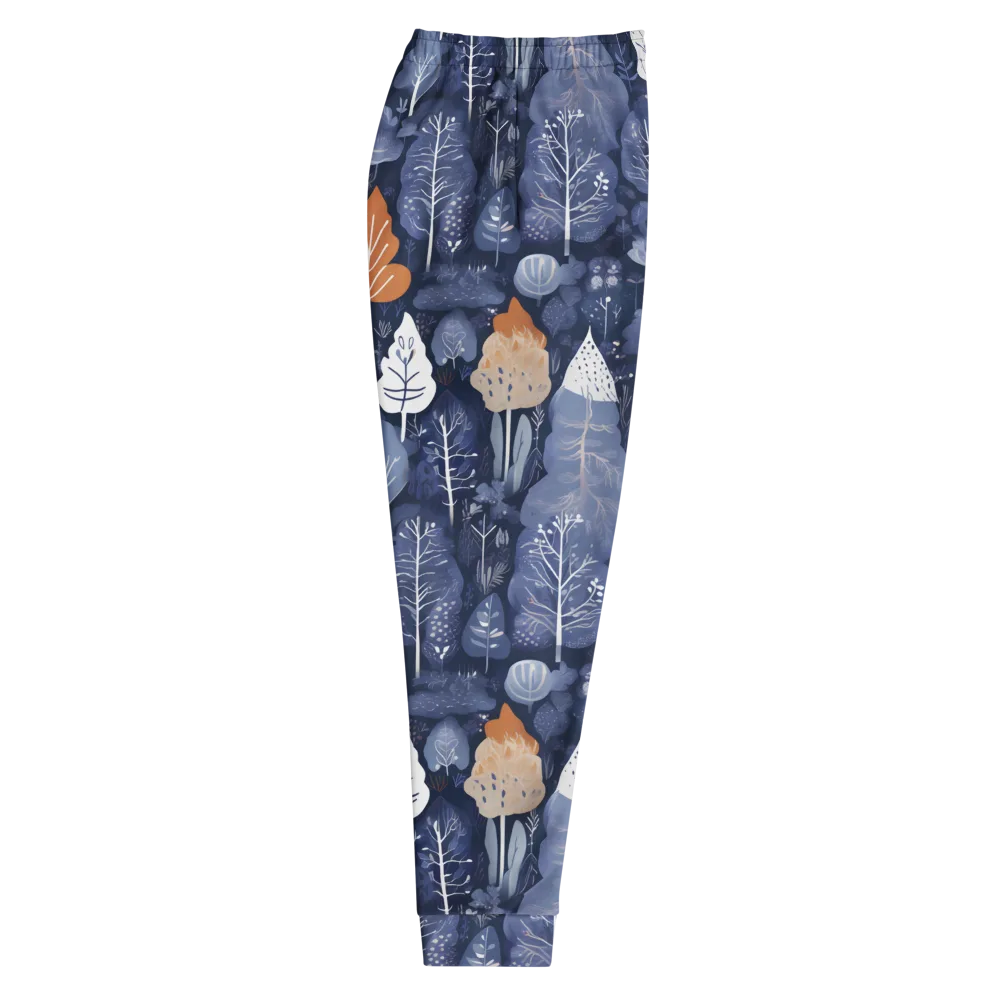 Midnight Canopy on Men's Joggers — Right