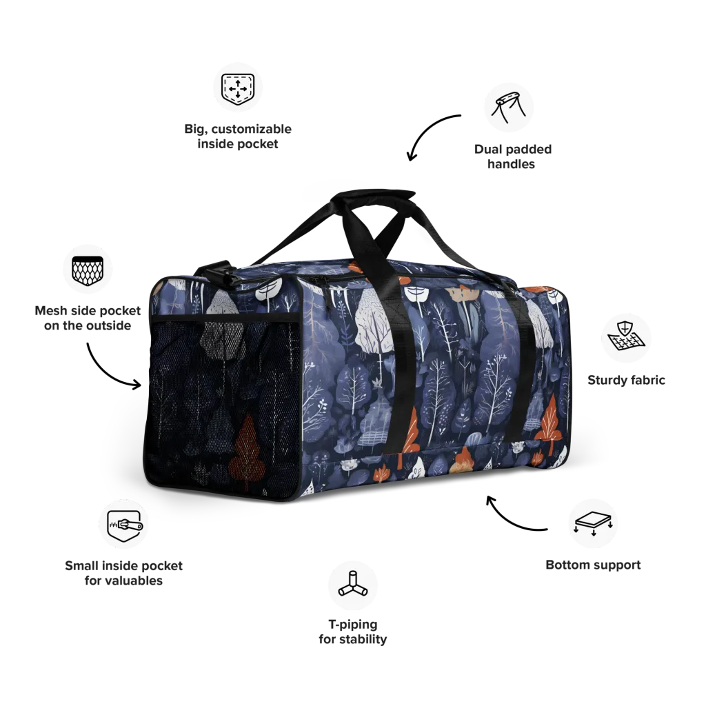 Midnight Canopy on Duffle Bag — Right Front