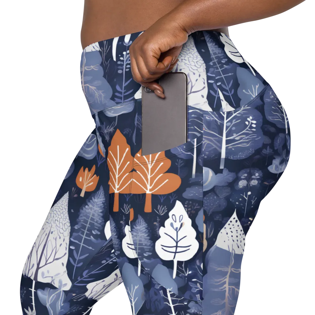 Midnight Canopy on Leggings with Pockets — Product details 2