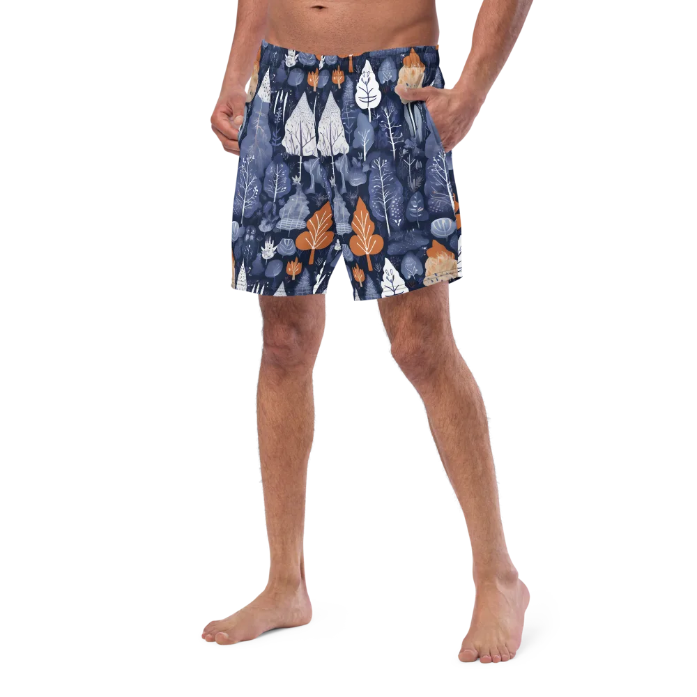 Midnight Canopy on Swim Trunks — Left Front