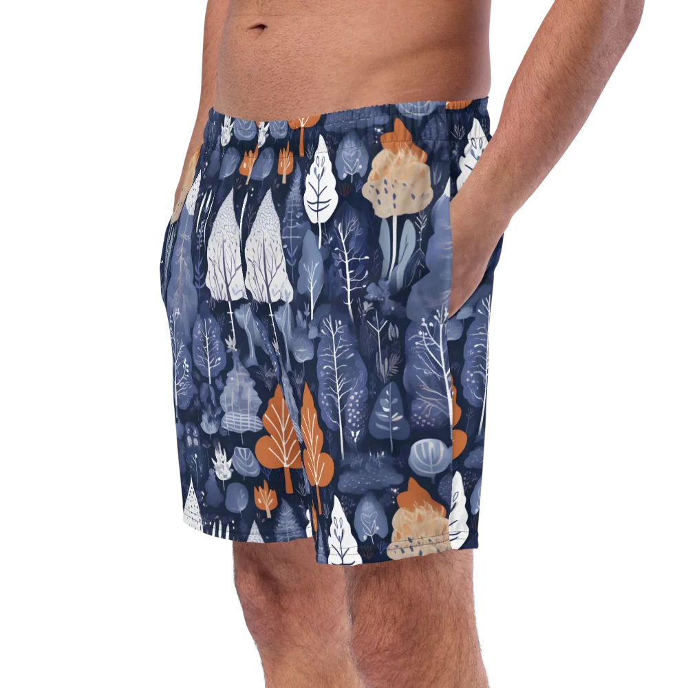 Midnight Canopy on Swim Trunks — Left Front