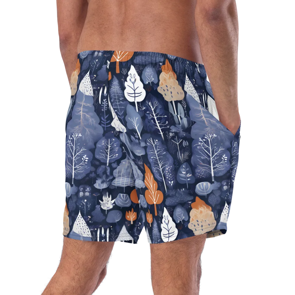 Midnight Canopy on Swim Trunks — Right Back