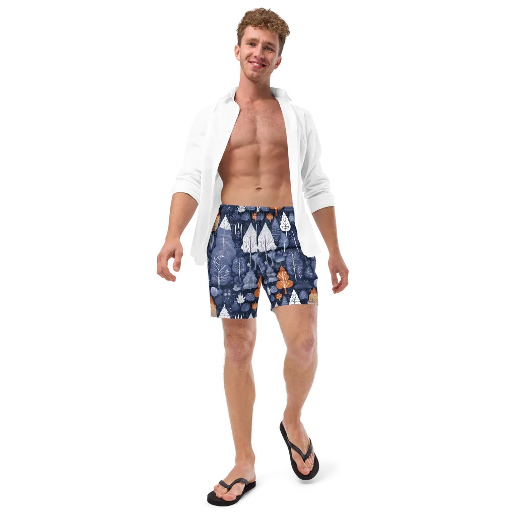 Midnight Canopy on Swim Trunks — Front
