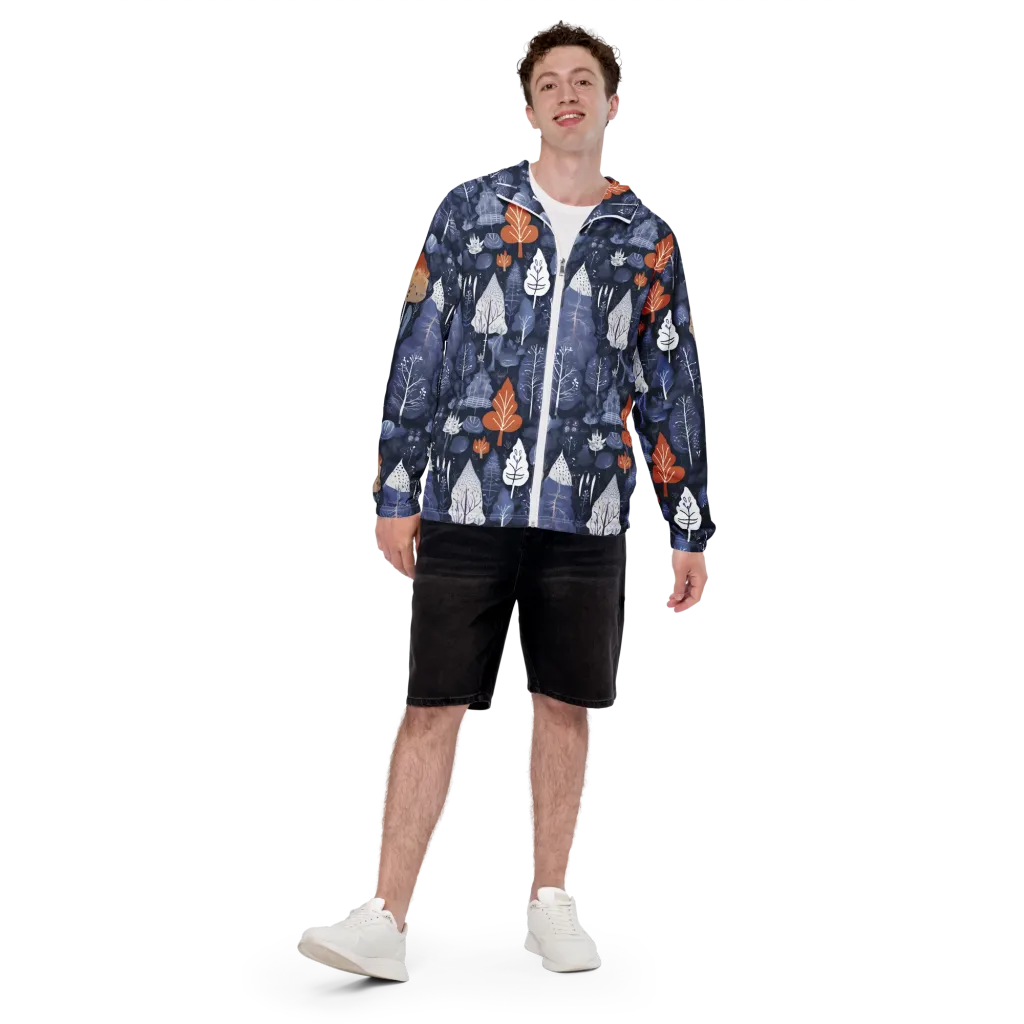 Midnight Canopy on Men's Windbreaker — Front