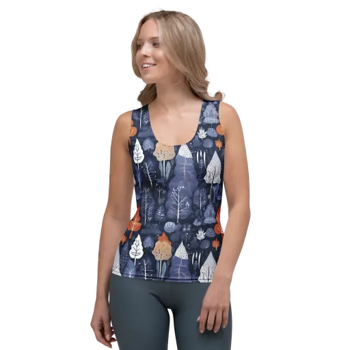Midnight Canopy on a Women's Tank Top
