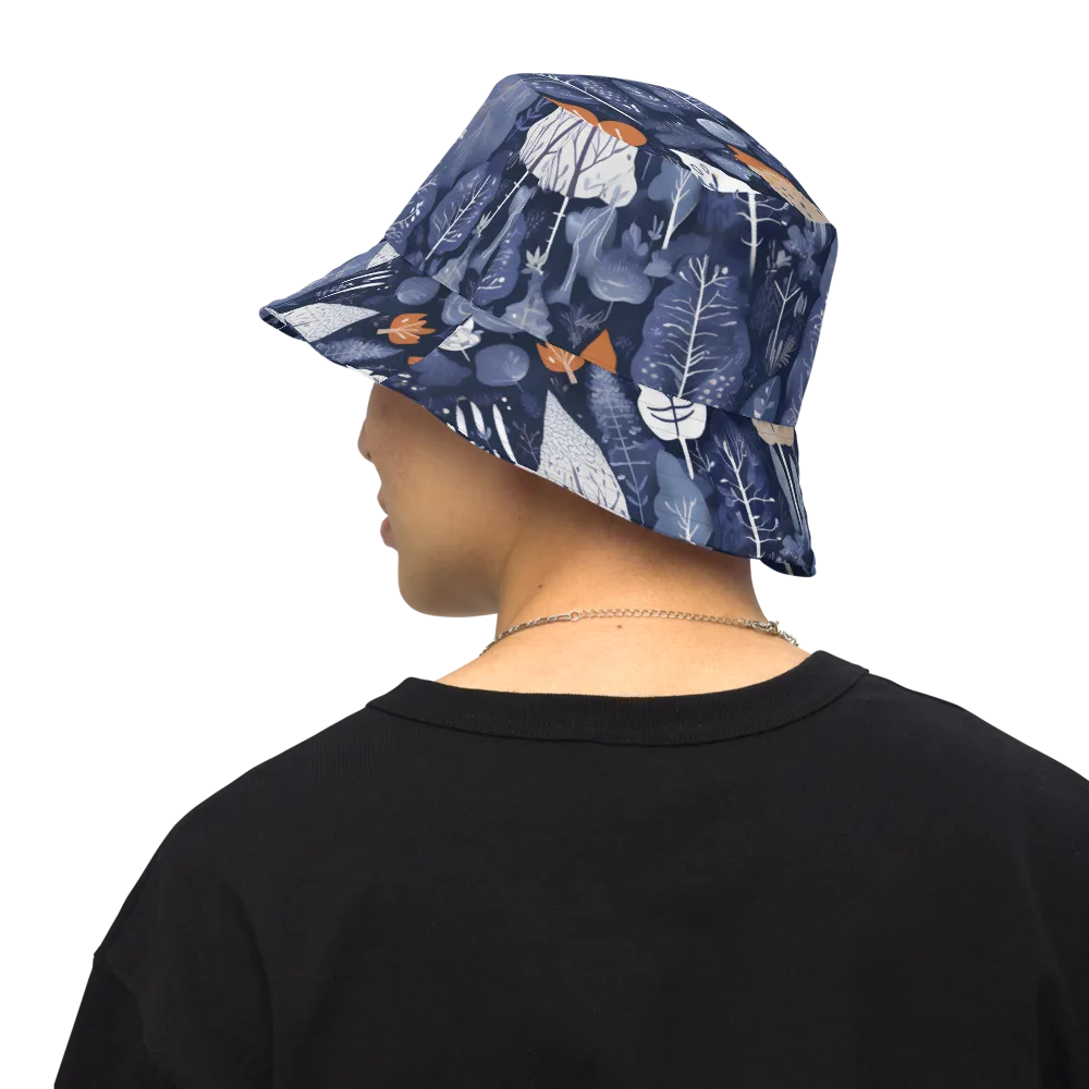Midnight Canopy on Reversible Bucket Hat — Back Inside