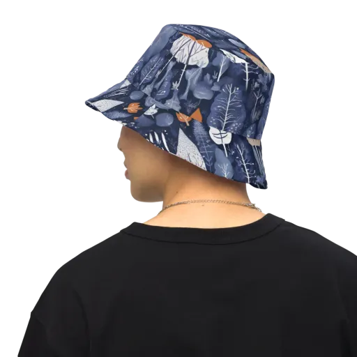 Midnight Canopy on a Reversible Bucket Hat