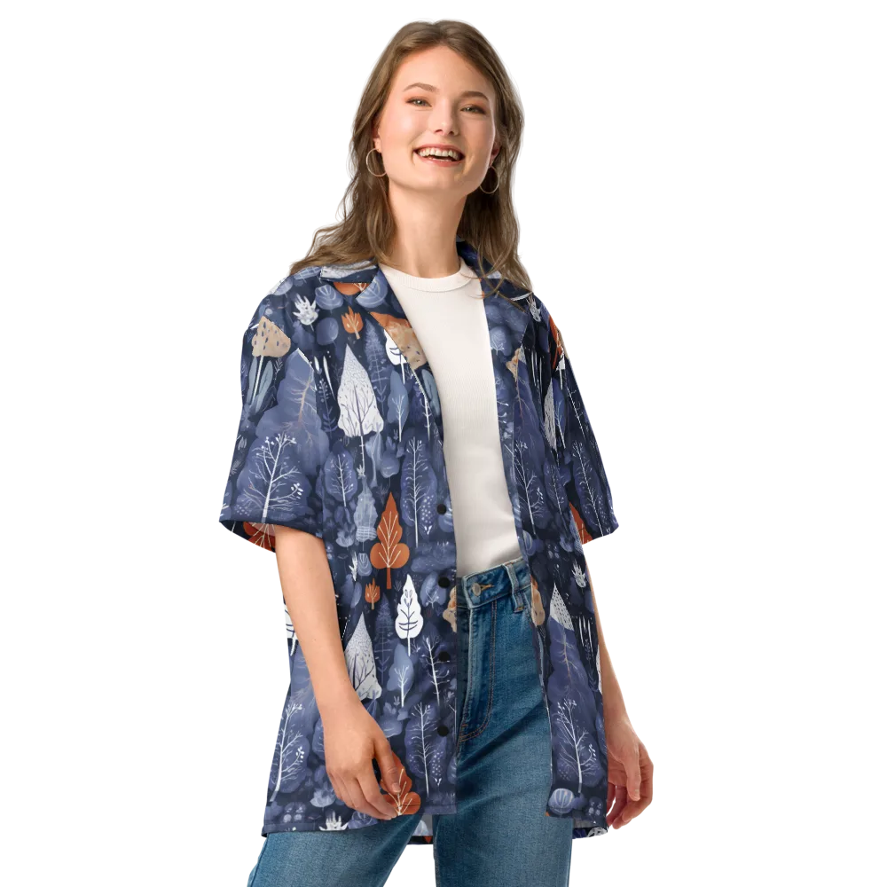 Midnight Canopy on Button Shirt — Front