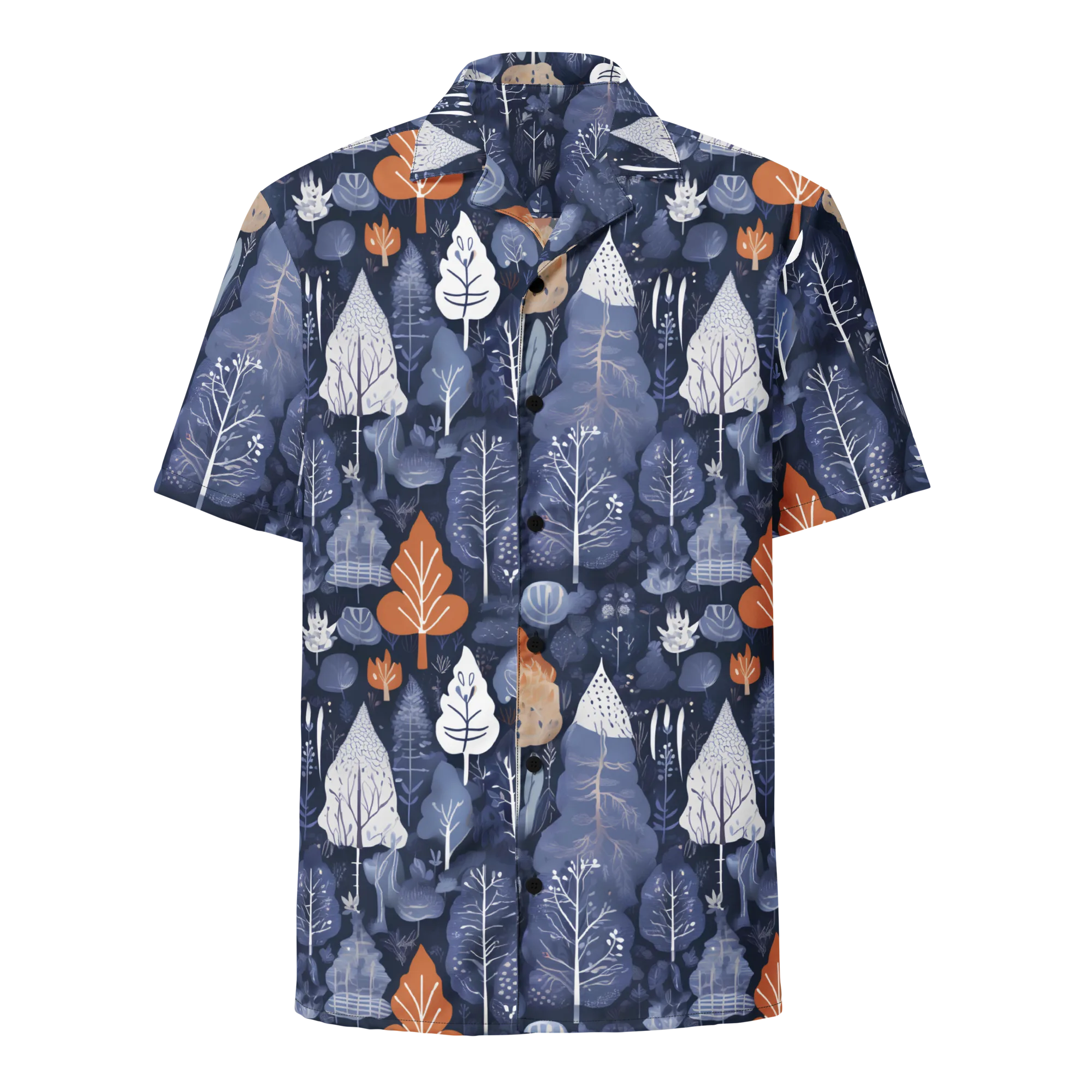 Midnight Canopy on Button Shirt — Front