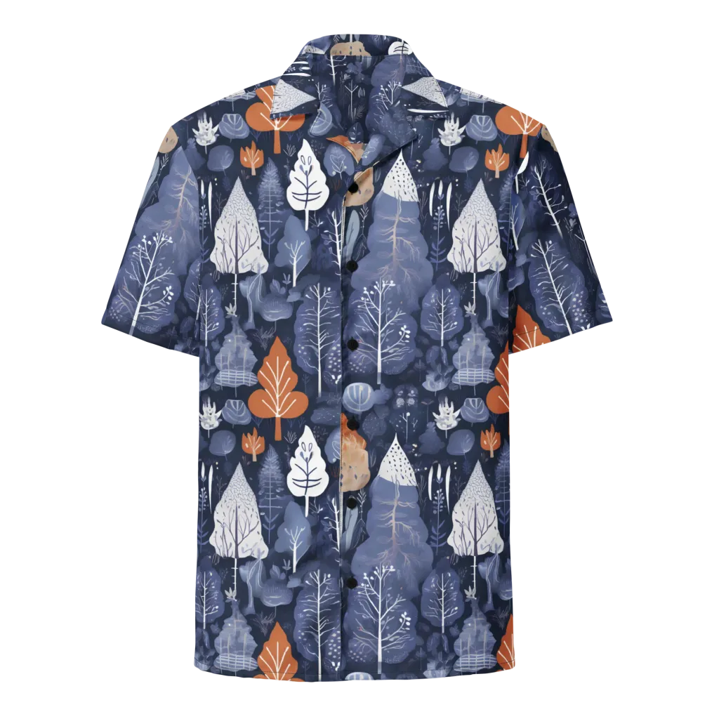 Midnight Canopy on Button Shirt — Front