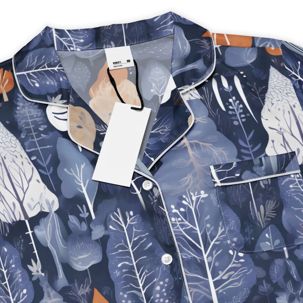 Midnight Canopy on Women's Short Sleeve Pajama Top — Product details