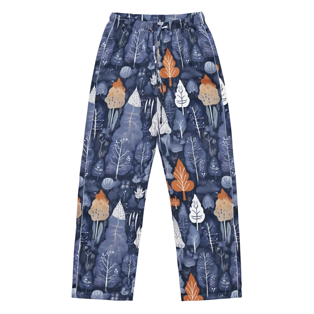 Midnight Canopy on Women's Pajama Pants — Front