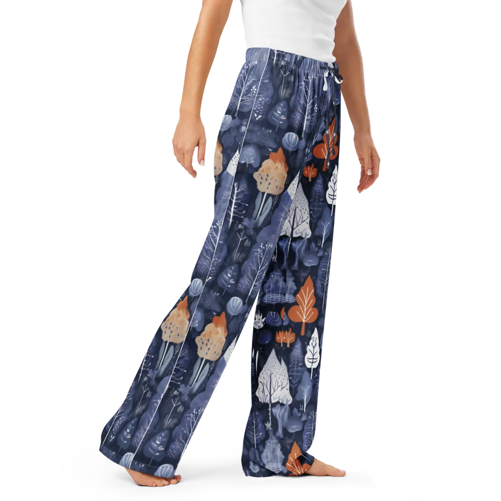 Midnight Canopy on Women's Pajama Pants — Right Front