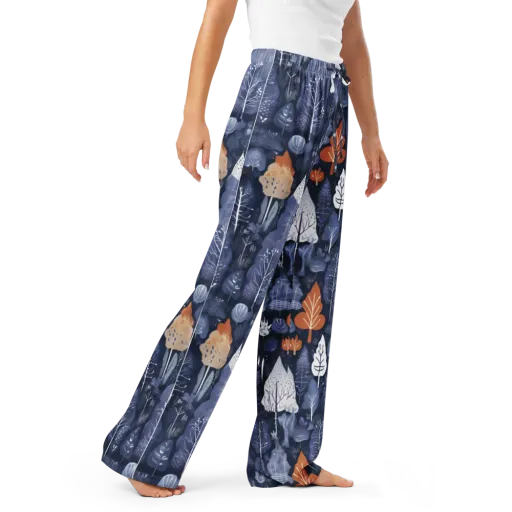 Midnight Canopy on a Women's Pajama Pants