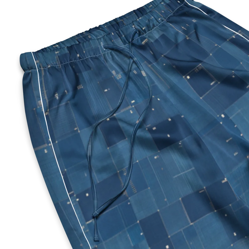 Denim Mosaic on Women's Pajama Pants — Product details