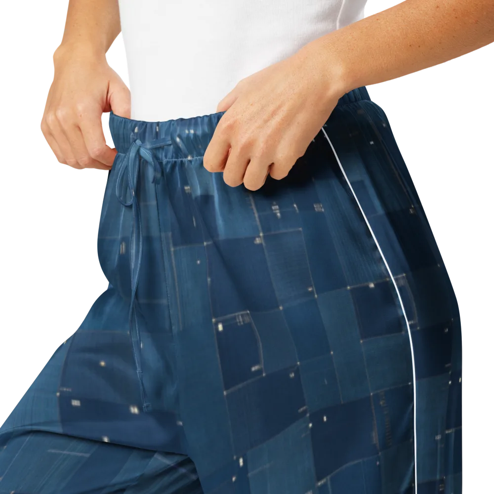Denim Mosaic on Women's Pajama Pants — Product details
