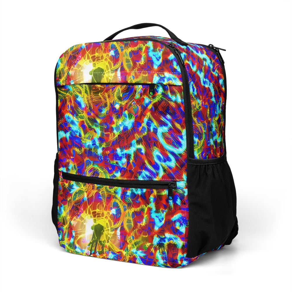 Electric Tempest on Utility Backpack — Left Front