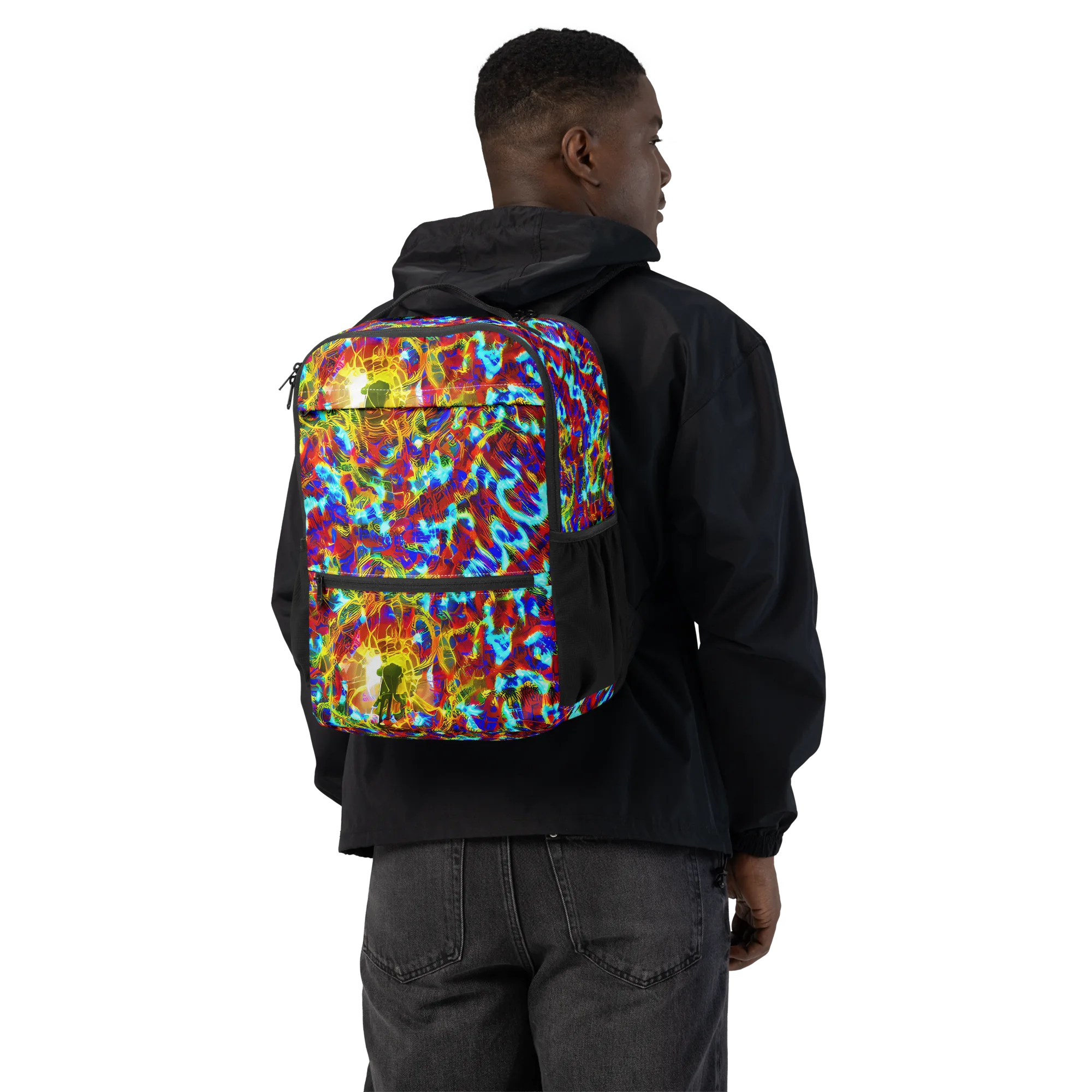Electric Tempest on Utility Backpack — Back