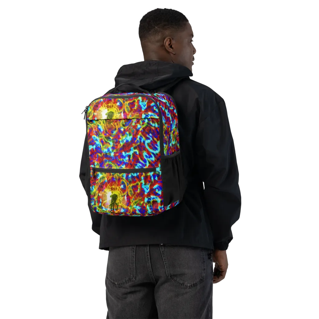 Electric Tempest on Utility Backpack — Back