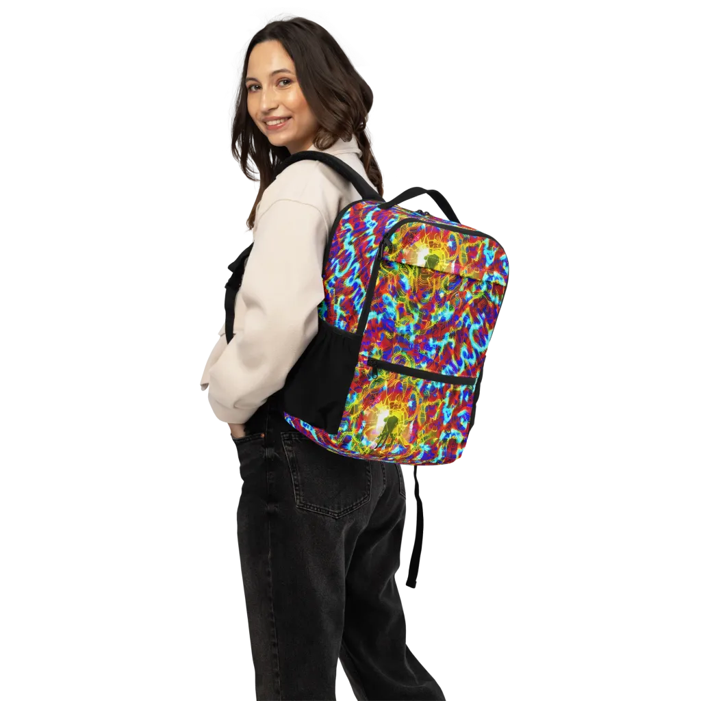 Electric Tempest on Utility Backpack — Back