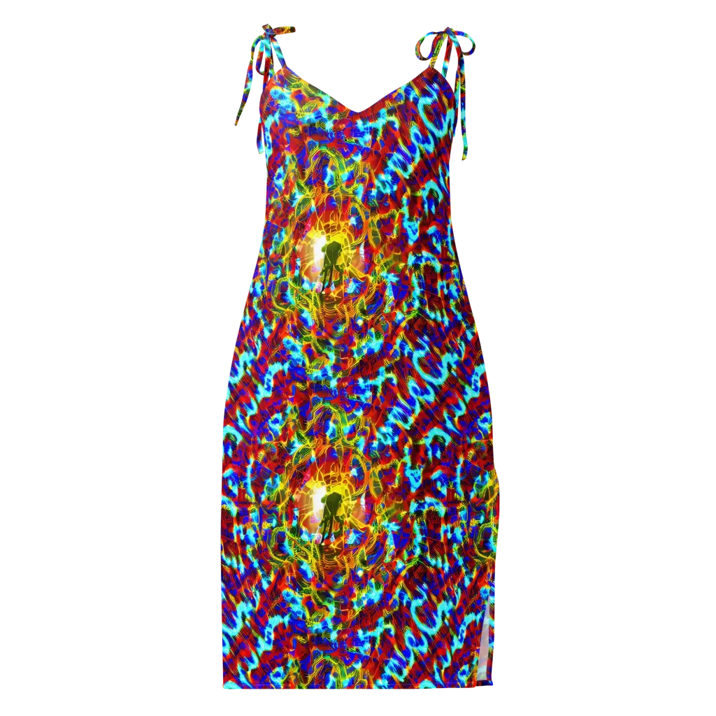 Electric Tempest on Slip Dress — Front