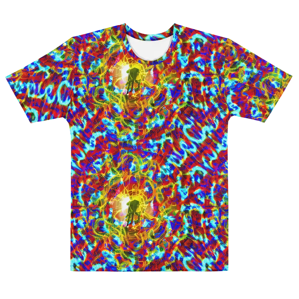 Electric Tempest on Men's Cotton Crew Neck T-Shirt — Front
