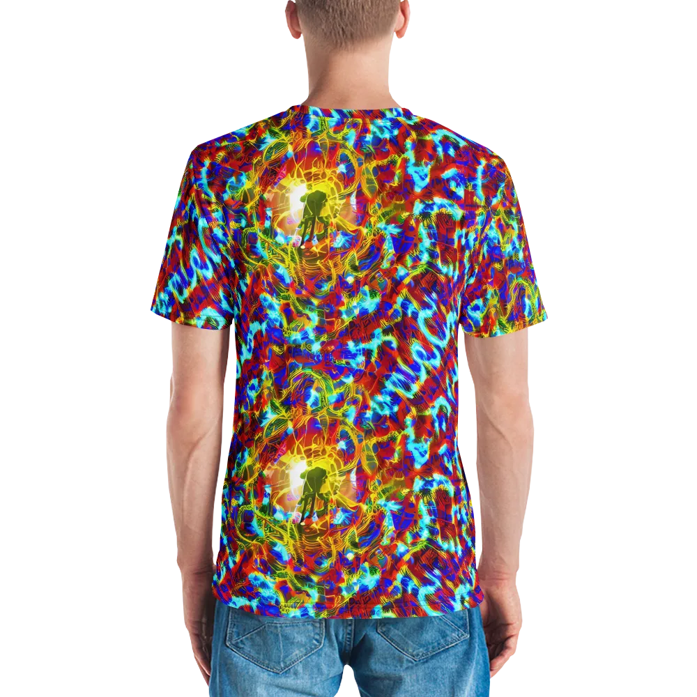 Electric Tempest on Men's Crew Neck T-Shirt — Back