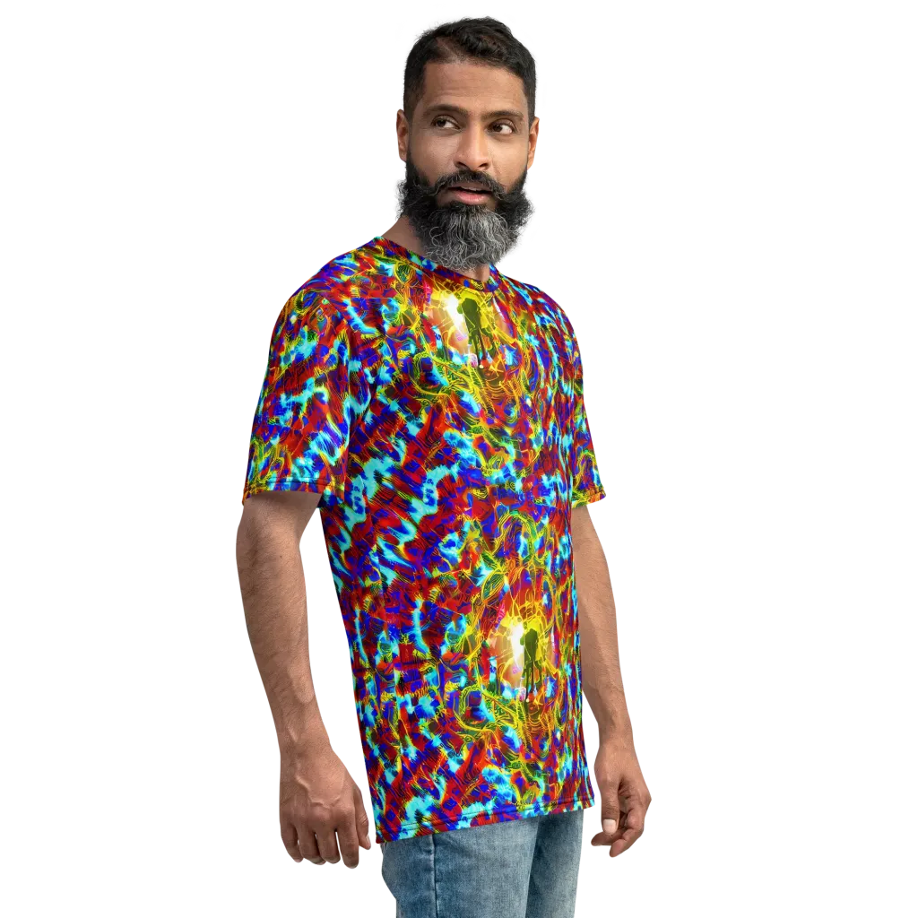Electric Tempest on Men's Crew Neck T-Shirt — Right