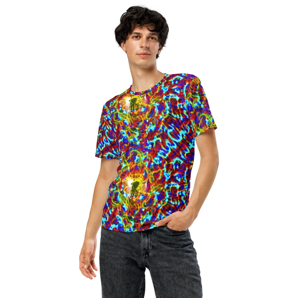 Electric Tempest on Men's Crew Neck T-Shirt — Front