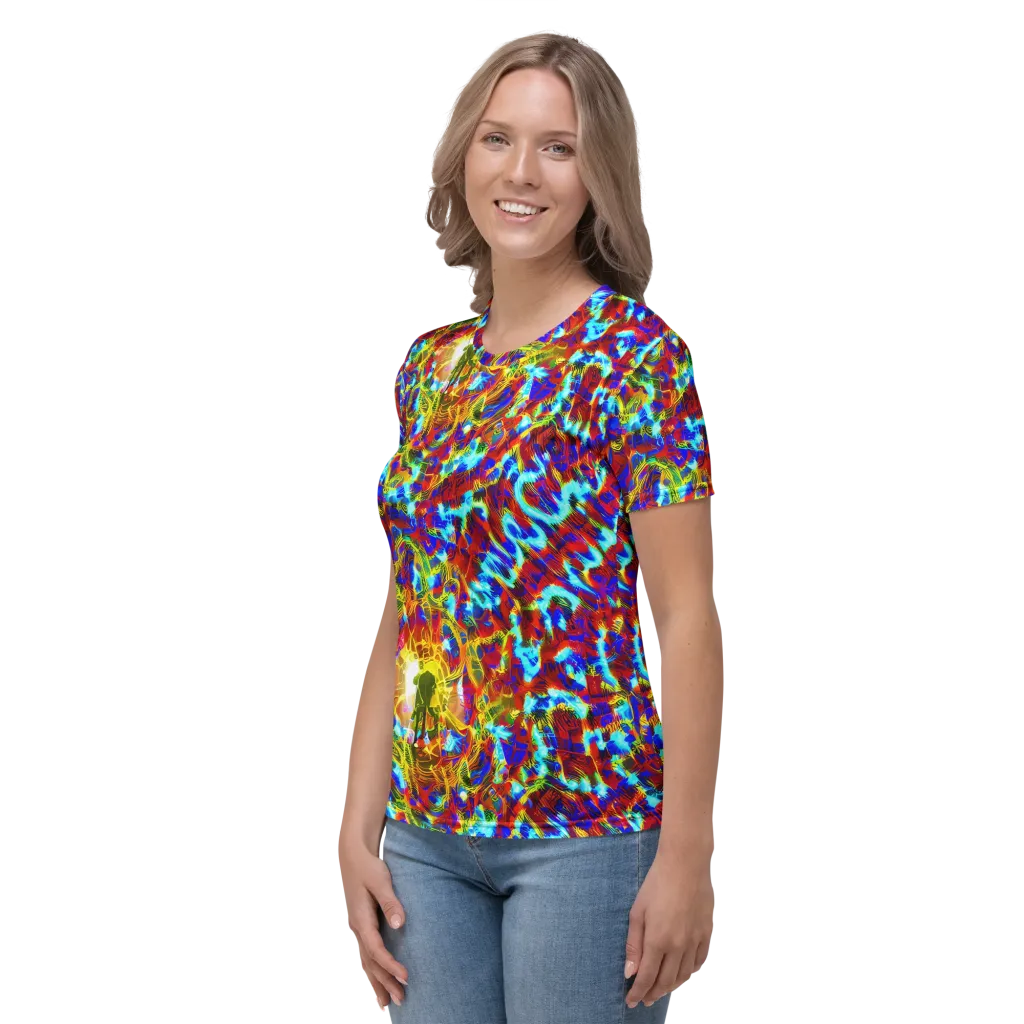 Electric Tempest on Women's Crew Neck T-Shirt — Left