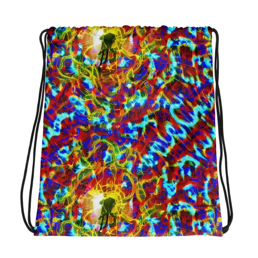 Electric Tempest on a Drawstring Bag