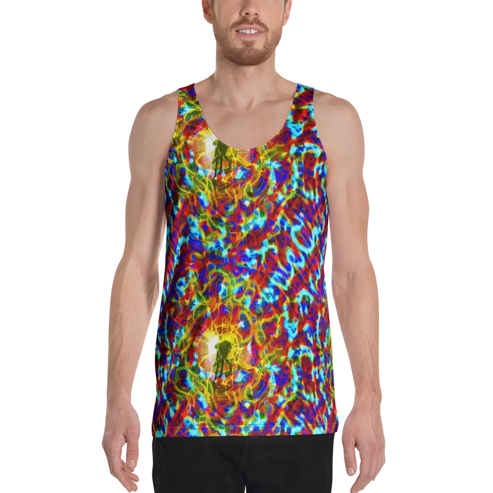 Electric Tempest on Men's Tank Top — Front