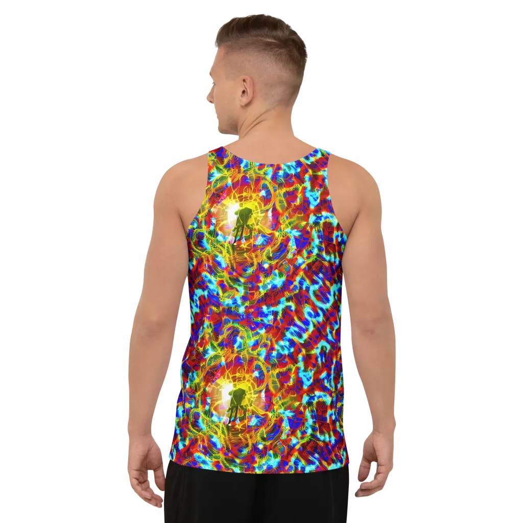 Electric Tempest on Men's Tank Top — Back