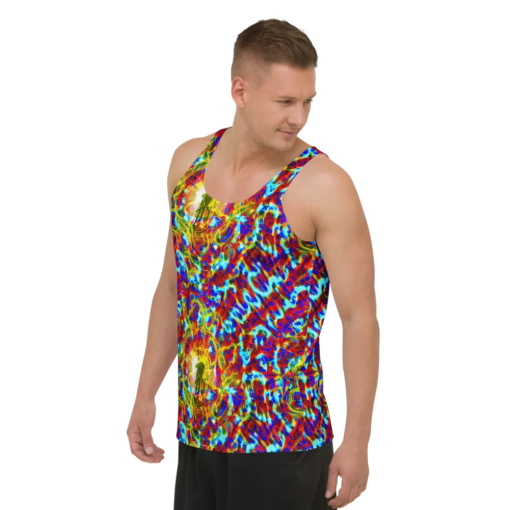 Electric Tempest on Men's Tank Top — Left Front