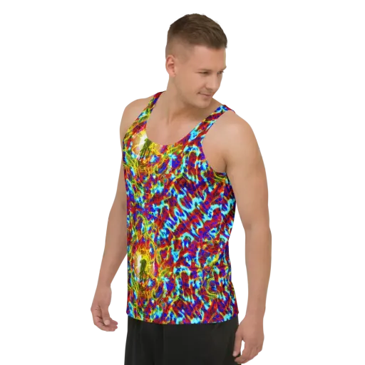 Electric Tempest on a Men's Tank Top