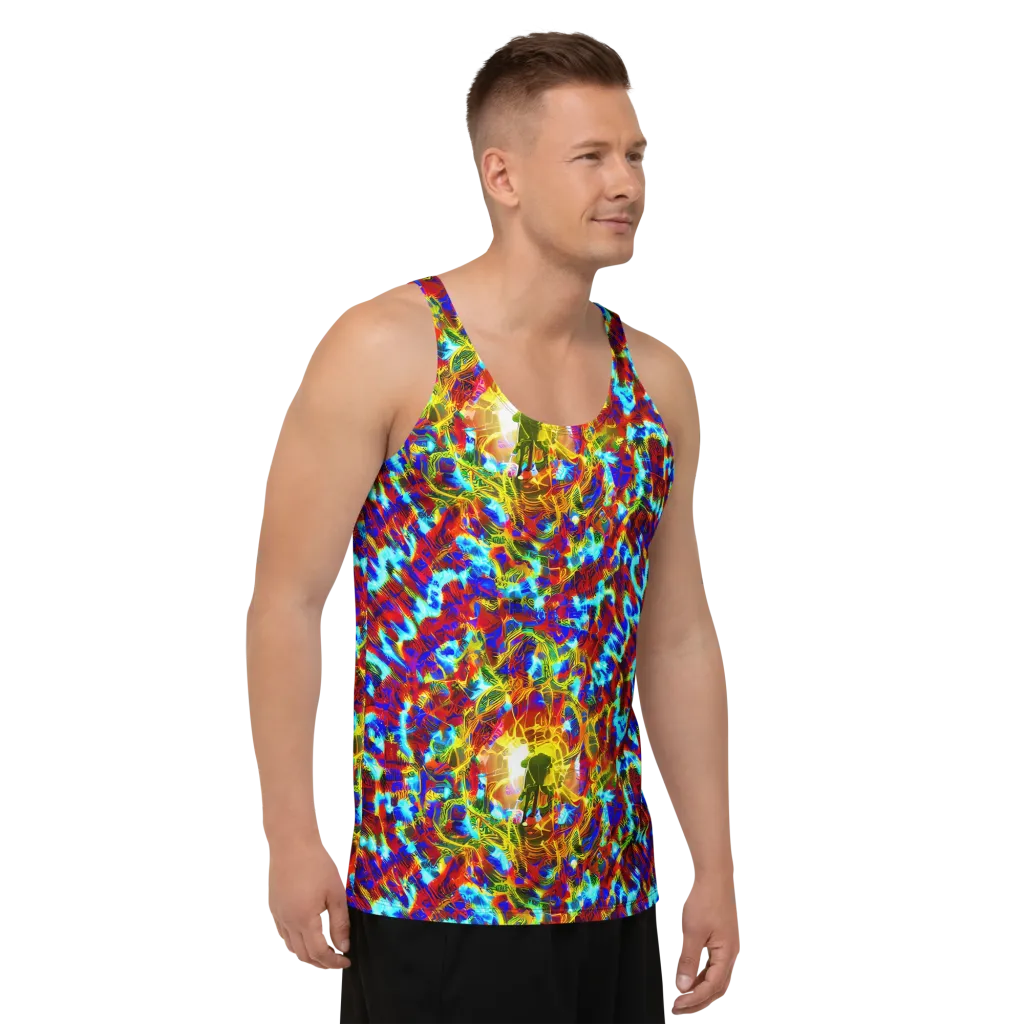 Electric Tempest on Men's Tank Top — Right Front