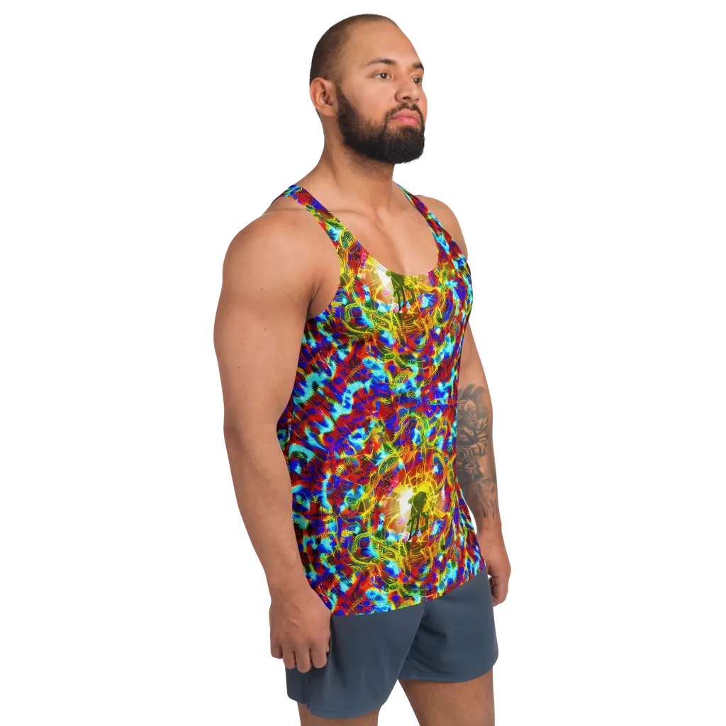 Electric Tempest on Men's Tank Top — Right Front