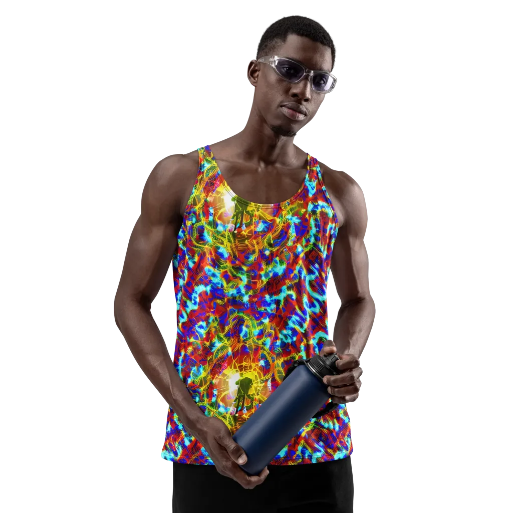 Electric Tempest on Men's Tank Top — Front