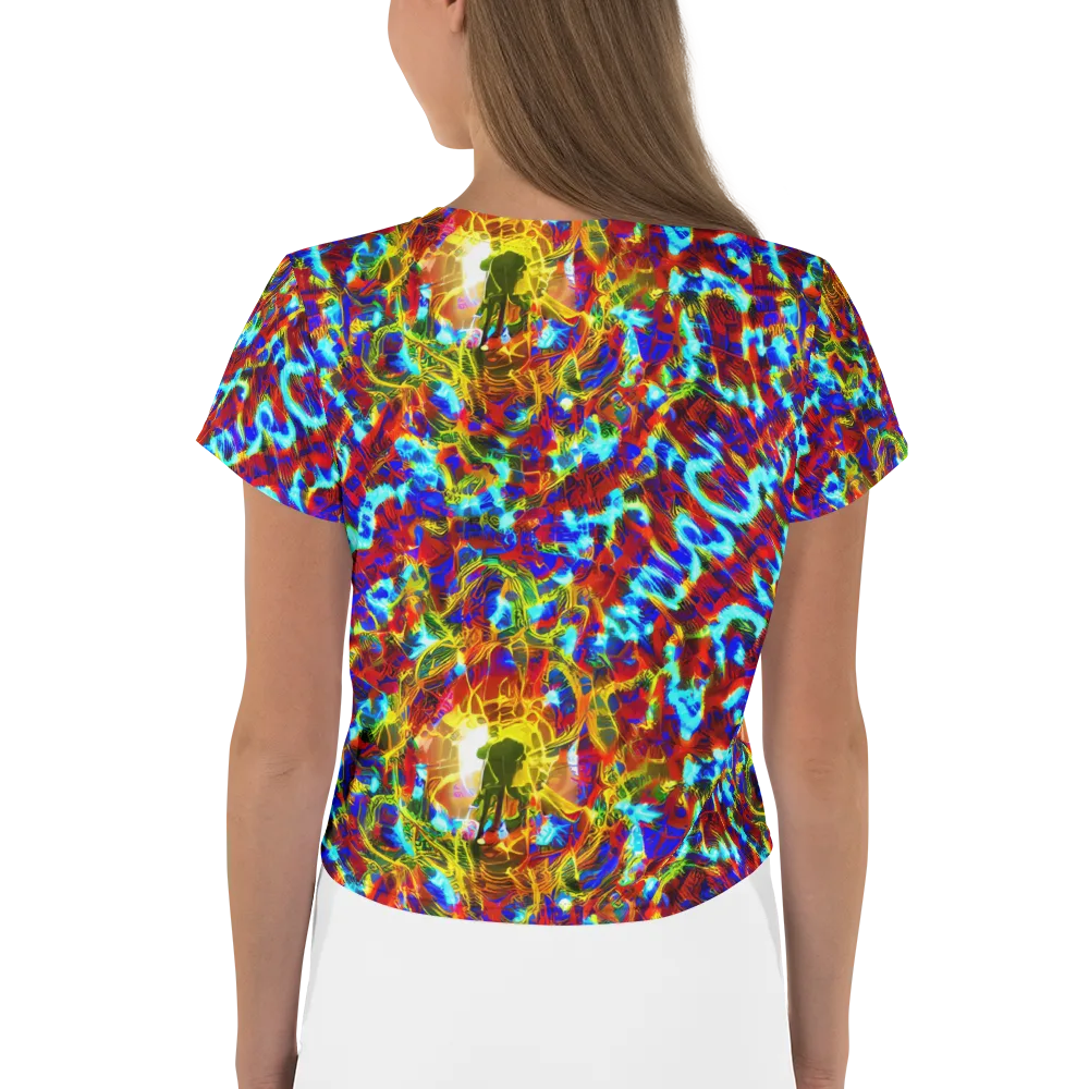 Electric Tempest on Crop Tee — Back