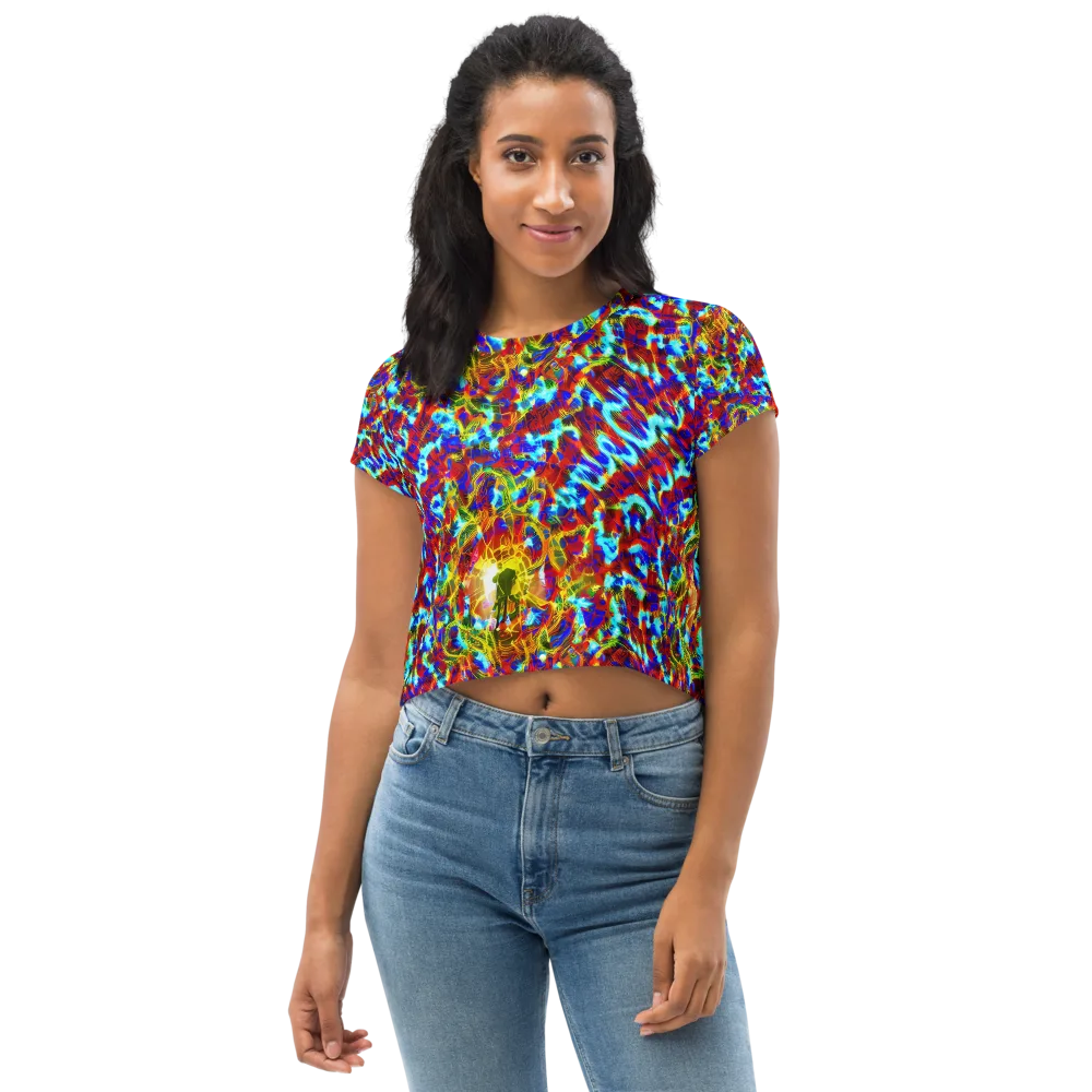 Electric Tempest on Crop Tee — Front