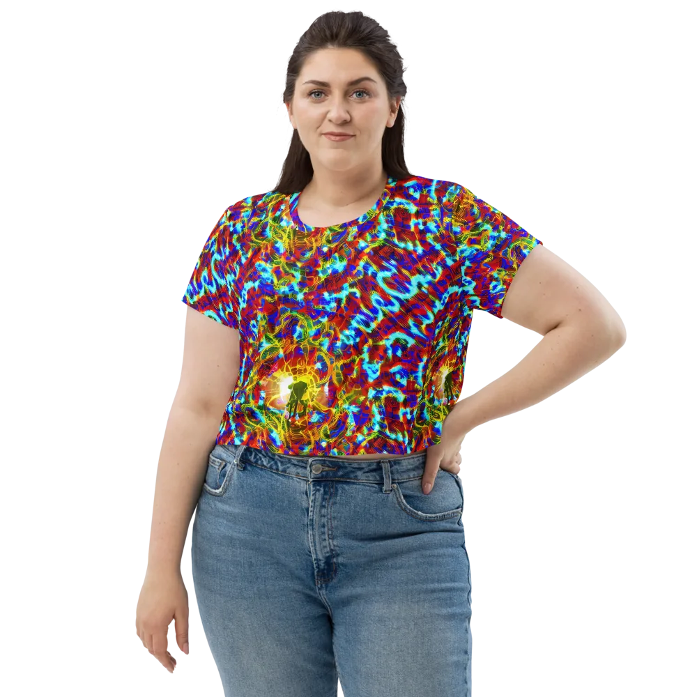 Electric Tempest on Crop Tee — Front
